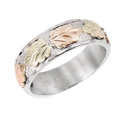 Black Hills Sterling & 12K Arany Eljegyzési Gyűrű 62